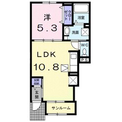 リブレ稲荷町の物件間取画像